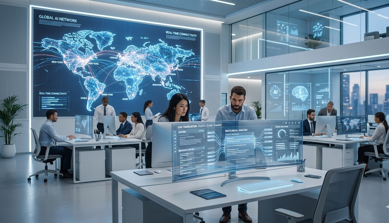 AI in translation and localization improving global business communication and efficiency