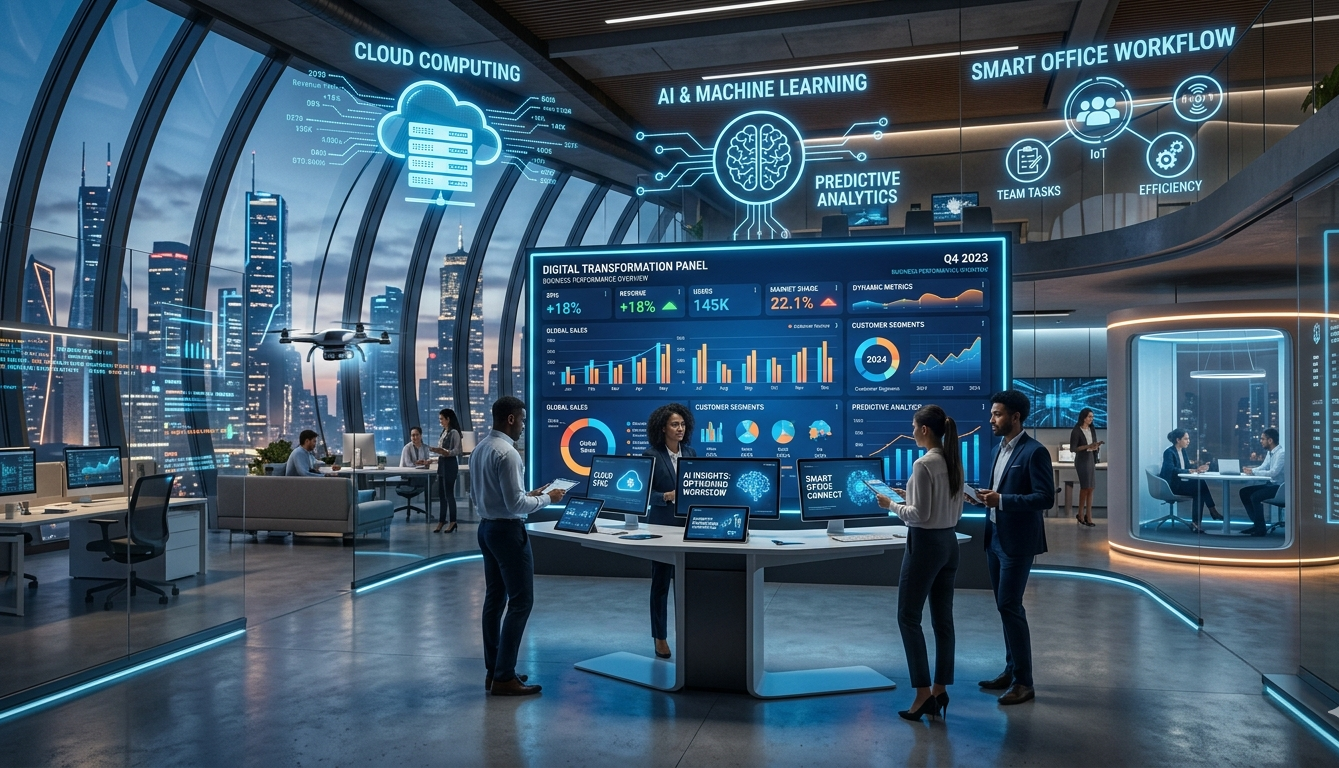 digital transformation for business growth and modern technology adoption